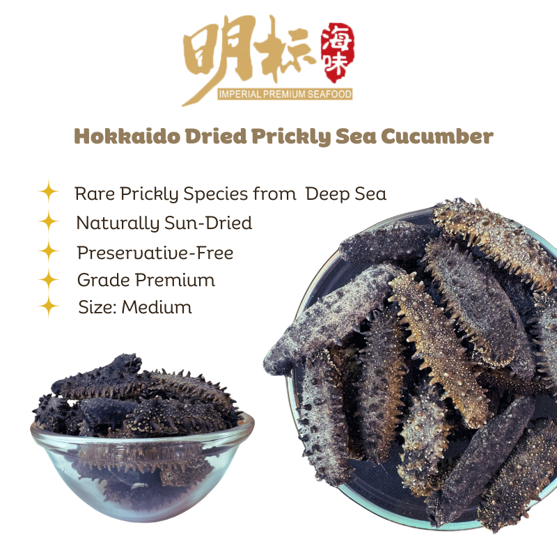 Premium Dried Japan Deep Sea Prickly Sea Cucumber/刺参 100g