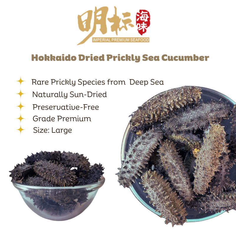 Premium Dried Japan Deep Sea Prickly Sea Cucumber/刺参 100g