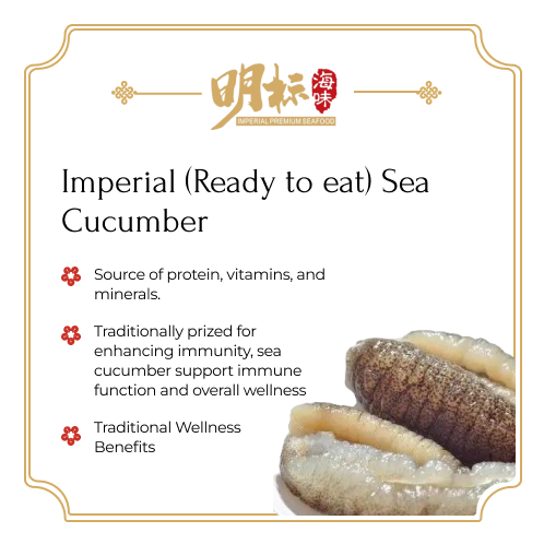 (Ready to cook) Frozen Hand-Soaked Sea Cucumber 500g/1kg