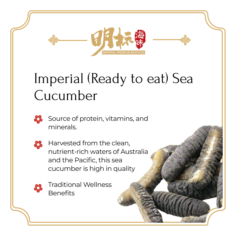 Premium Dried Bald Sea Cucumber/秃参 100g