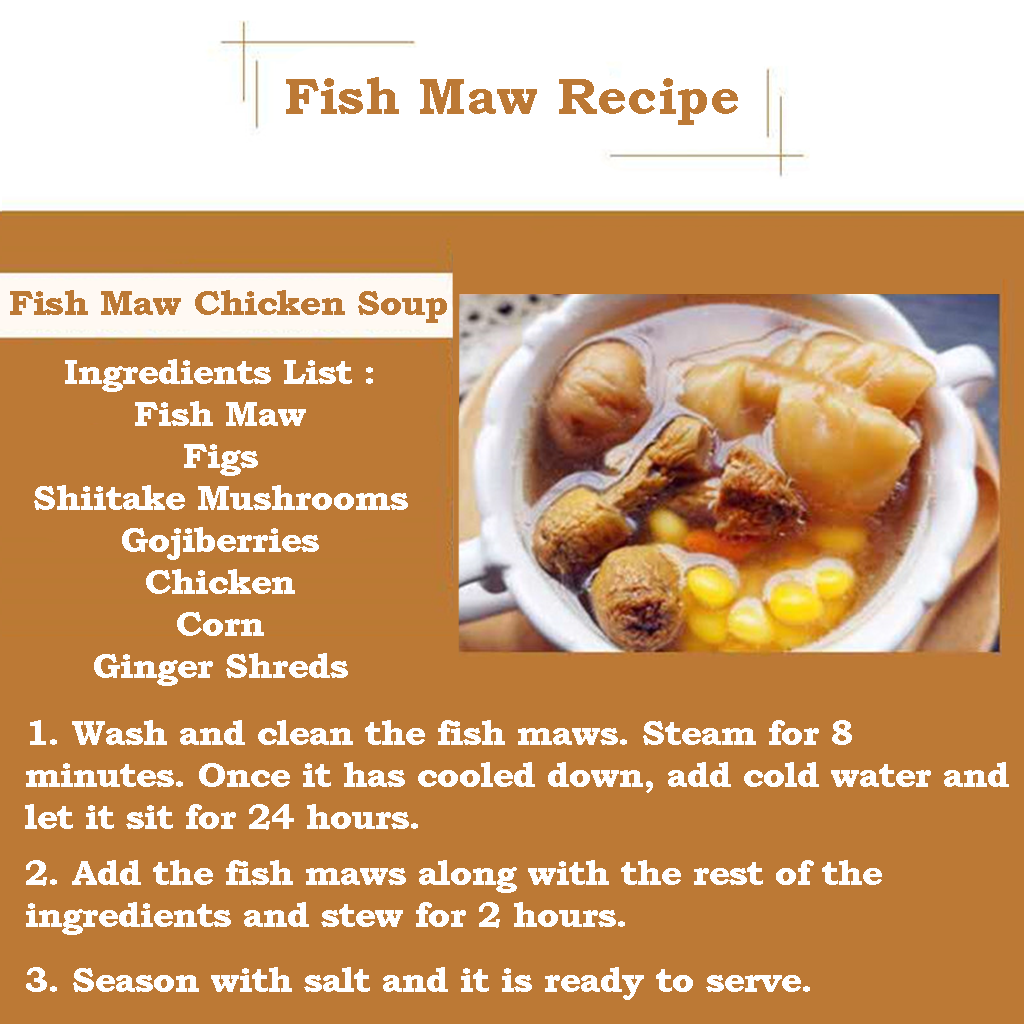 Premium Fish Maw Tube 100g