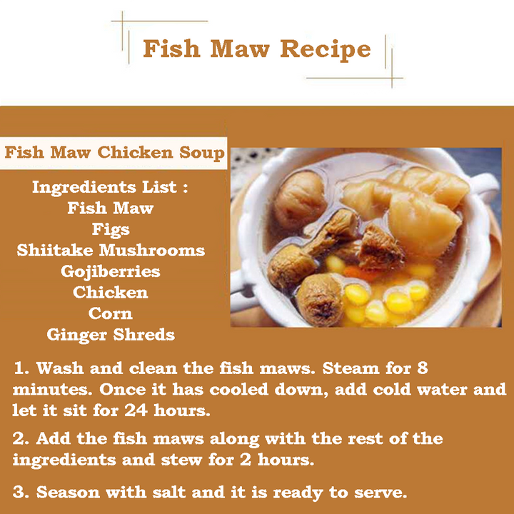 Premium Fish Maw Tube 100g