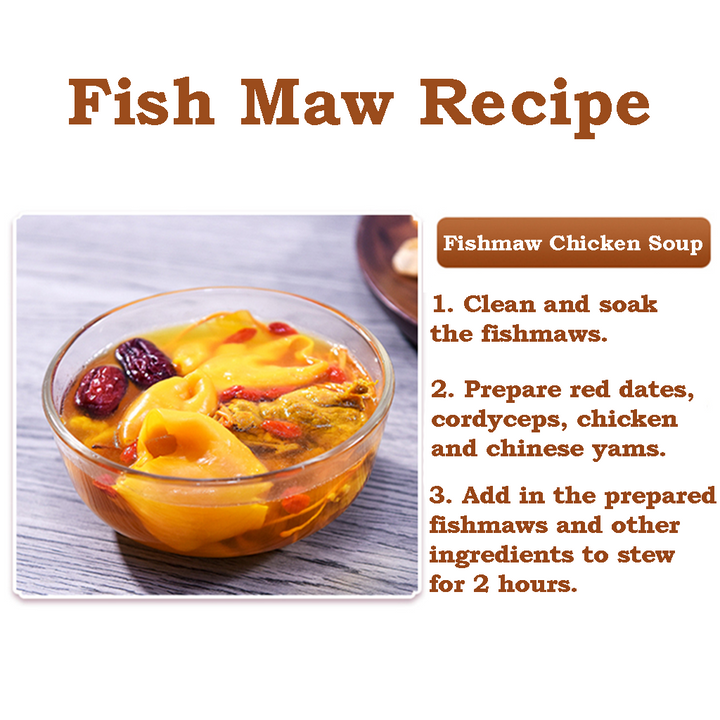 Premium Fish Maw (Cod Fish) 100g 鳕鱼鳔
