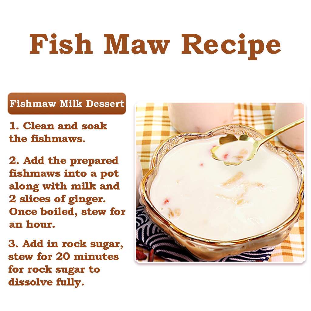 Premium Fish Maw (Cod Fish) 100g 鳕鱼鳔