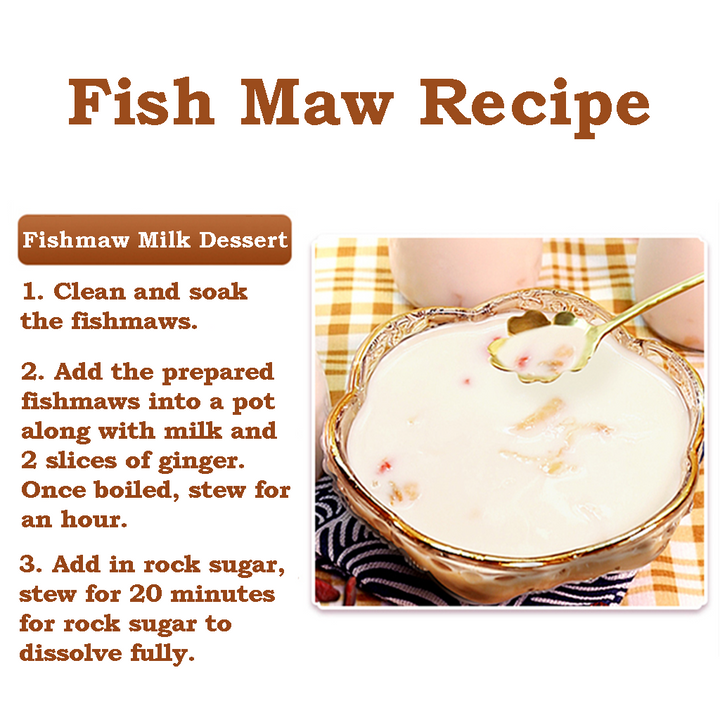 Premium Fish Maw (Cod Fish) 100g 鳕鱼鳔